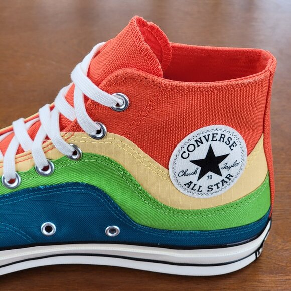 Converse Chuck 70 Hi "The Great Outdoors" 170836C Bright Poppy/Citro Sz 10 Men's - Picture 10 of 13
